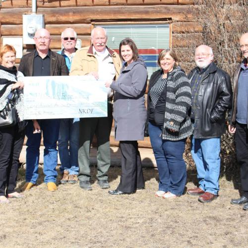 2016 -Village of Fraser Lake Move the Museum Cheque Presentation