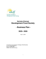 NKDF 2025-2026 Business Plan